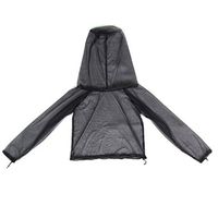 Mexidi Outdoor Lightweight Anti-Mosquito Clothing Set Breathable Pants Gloves Shoees Cover Head Face Protect Net Cover Quick Dry Repellent Anti Bee Fishing Clothes Suit Camping (S/M, Jacket)