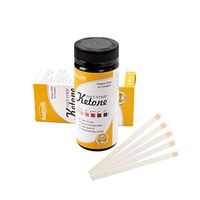 SUUCARE Ketone Test Strips, 100Pcs Accurate Ketosis Urine Testing Strips for Keto Diabetics, Low Carbon Diet, Ketogenic Measurement