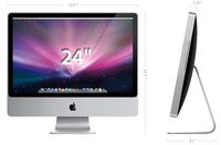 Apple iMac MB398LL/A Aluminum Core 2 Duo E8435 3.06GHz 4GB RAM 500GB HD DVD±RW DL GeForce 8800 GS 24" AirPort OS X w/Bluetooth (Renewed)