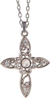 AngelStar, Floral Cross Magnifier Pendant