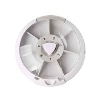 Pangxiannv Travel Pill Box Medicine Tablet Storage Vitamin Dispenser Organiser 7 Day Medicine Dispenser with Alarm Monthly Pill Dispenser Pill Box Cute Pill Case Locking Pill Box Pill Organizer