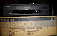 Daewoo DV-T5DN 4 Head VCR Video Tape Player + Recorder