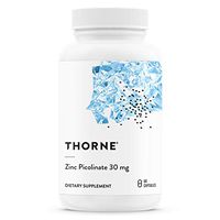 Thorne Research - Zinc Picolinate 30 mg - Well-Absorbed Zinc Supplement for Growth and Immune Function - 60 Capsules