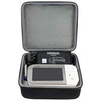 co2crea Hard Travel Case Replacement for OMRON 10 Series BP7450 BP5450 Platinum Blood Pressure Monitor Premium Upper Arm Cuff Digital Bluetooth Blood Pressure Machine (Black Case + Inner Box)