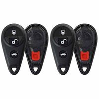 KeylessOption Just the Case Keyless Entry Remote Key Fob Shell, Pack of 2
