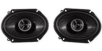 Kenwood Excelon KFC-X683C 6 x 8 Inch 2 Way Pair Of Car Speakers Totalling 360 Watts Peak / 120 Watts RMS
