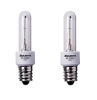 Krypton/Xenon T3 Clear Bulb, Candelabra Base - 2 Pack