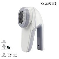 KELITE USB Rechargeable Lint Fuzz Remover Fabric Shaver Adjustable Shave Height For Fluff Fleece Clothes Sweater Knitwear Carpet Blankets. Effectively Quickly Portable Travel Supplies. (Grayish-white)