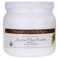 Swanson 100% Certified Organic Acacia Fiber Powder 10 Ounce (284 g) Pwdr