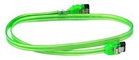 4 Pack 36 inch SATA 6Gbps Cable w/Locking Latch UV Green, CNE547299