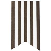 X&O Paper Goods Black and White Striped Table Napkins and Guest Towels 16pc, 4.75'' W x 8'' L