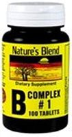 Nature's Blend B Complex #1 Tablets - 100 ct