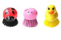 Diamond Visions 01-1374 Animal Scrub Brush MultiPack in Assorted Animals (2 Brushes)