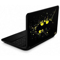 Skinit Decal Laptop Skin for 15.6 in 15-d038dx - Officially Licensed Warner Bros Batman Logo Yellow Splash Design