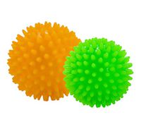Vitos Fitness Foot Massage Ball Roller | Acupressure Reflexology Targeted Porcupine Foot Pain Relief Plantar Fascistic Therapy (Set of 2-6,8cm)