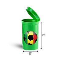 Mali Flag Soccer Ball First Aid Case Pill Container ID 7041G