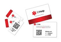 1+3 Medical Plastic Wallet Card with Online Medical Profile IDHelp.net
