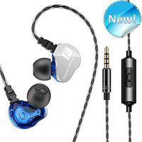 in Ear Monitor, Six Drivers in Ear Earphone, Armature Dynamic Hybrid Headset, HiFi Bass Replaced Cable Noise Cancelling Earbuds(Blue)