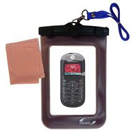 outdoor Gomadic waterproof carrying case suitable for the Motorola C139 to use underwater - keeps device clean and dry