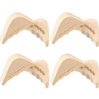 4 Pair Toe Filler Inserts Adjustable Shoe Filler Reusable Toe Plug Foot Brace Pads to Make Big Shoes Fit
