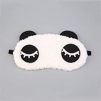 Cute Design Plush Panda Face Eye Travel Sleeping Soft Eye Mask Blindfold Shade Portable Sleeping Eye Cover