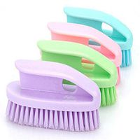 Fashion Cleaning Brush Glass Floor Brush Laundry Brush Stove Shoe Brush Plastic Multi-Purpose Brush (4pcs)