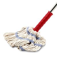 Diremo Spin Twist Mop Floor Cleaning Mops with Cotton Yarn Head House Cleaning Tools,Light Yellow