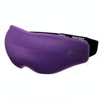 Sleep Eye Mask for Men Women Made of Breathable Anti-Wrinkle Fabric, 3D Contoured Cup Sleeping Mask, Block Out Light, Comfortable Adjustment Strap, Perfect for Sleeping, Napping, Travel, Yoga, Purple