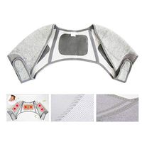 HZYWL Double Shoulder Support, Injury Protector Wrap Shoulder Brace,Plus Heat Warm Shoulder Pads,for Dislocated AC Joint, Tear Pain,Plush,S