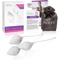 IntiFit Kegel Weights for Women - Premium Silicone Kegel Exercise Products for Bladder Control - Ben Wa Kegel Balls for Tightening with Exclusive Inti Fit Comfort First Design