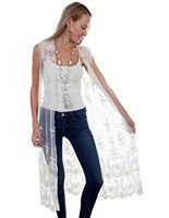 Scully Women's Honey Creek by Ivory Lace Duster Ivory Small