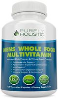 Multivitamin for Men Daily Supplement 120 Capsules Whole Food Multivitamin, Mens Multivitamin Organic, Vitamins, Minerals, Probiotics, Zinc, Selenium, Spirulina, Calcium, Turmeric, Magnesium