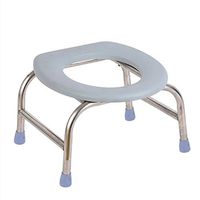 Fly Toilet Toilet Stainless Steel Portable Bath Stool Elderly/Disabled Toilet Stool (Size : 2)