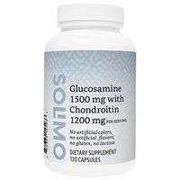 Amazon Brand - Solimo Glucosamine 1500 mg with Chondroitin 1200 mg, 120 Capsules (3 Capsules per Serving)