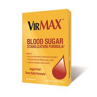VirMAX Blood Sugar Stabilization Formula, Blood Sugar Control, Glucose Tolerance, Daily Supplement, 30 Capsules (Pack of 3)
