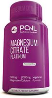 PacificCoast NutriLabs 500mg Magnesium Citrate, 1000mg Calcium, Free eBook, 120 Vegetarian Capsules