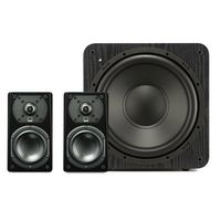 SVS Prime Satellite Speakers (Pair) with Subwoofer (Premium Black Ash)