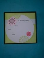 Crane HCB559A1 Party Invitation Limon Felt Finish 10 Cards and Envelopes Green Envelope 5 1/2" x 5 1/2"