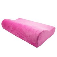 KINDOYO Memory Foam Contour Pillow High-Density Elastic Sleep Pillow Memory Foam Neck Pain Relief Hypoallergenic - Rose Red