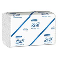 Scott 01960 SCOTTFOLD Paper Towels, 7 4/5 x 12 2/5, White, 175 Towels per Pack (Case of 25 Packs)