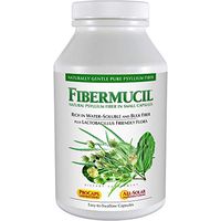 Andrew Lessman Fibermucil 60 Capsules –Psyllium Husk Powder. Gently Promotes Regularity and Digestive Health. Rich in Fiber. Gentle, Easy and Effective. No Additives. Small Easy to Swallow Capsules