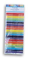 Greenbrier International Rainbow Stripe Treat Bags with Twist Ties - 25 count