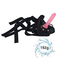 6 in Small Size Stráp on Toy with Suction Base Beginner Trainer Set Flexiable Removeable (Pink)