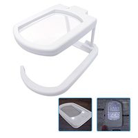 MagniPros Ultra Bright LED Multi-functional Magnifying Glass with Stand & Lanyard- 2.5X Large Rectangular Lens