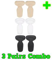 HealthyNees 3 Pairs Combo Back Heel Liner Cushioning Shoe Insole Gel Grips Pads Prevent Blisters High Heel Inserts Protection (Pack 1)