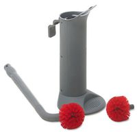 Unger BBWHR Ergo Toilet Bowl Brush Complete: Wand, Brush Holder & 2 Heads