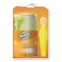 Swiffer 360 Dusters Short Handle Starter Kit - 12 per case.