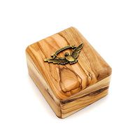 RosaryMart Olive Wood Gift Box with Confirmation Dove