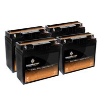 12V 20AH SLA Battery Replaces 51814 6fm17 6-dzm-20 6-fm-18 lcx1220p - 4PK