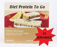 Diet Protein To Go Lemon Meringue Yogurt Bar - 35 Servings (5 Boxes) - HIGH Protein - Low CARB